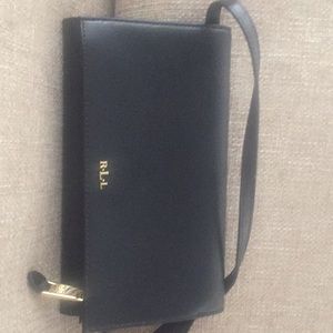 Ralph Lauren Black Cross body wallet bag